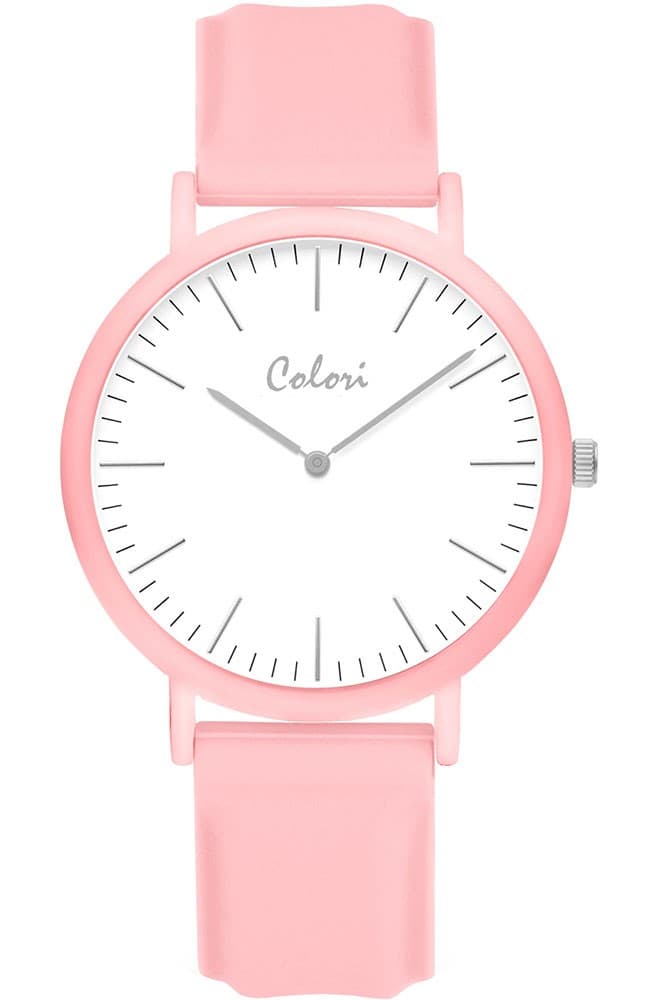 COLORI Light Pink Rubber Strap