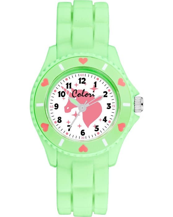 COLORI Kids Unicorn mint Green Siilicone Strap